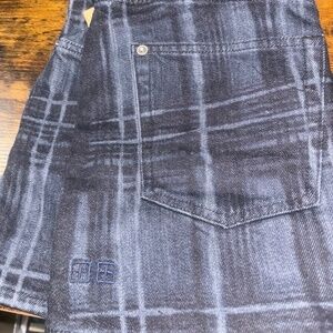 SKIRT DENIM PLAID KSUBI GRUNGE